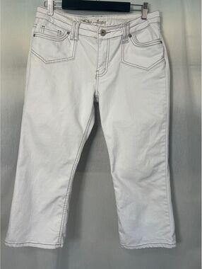 Suko Jeans White Cropped Capris Size Women's 12